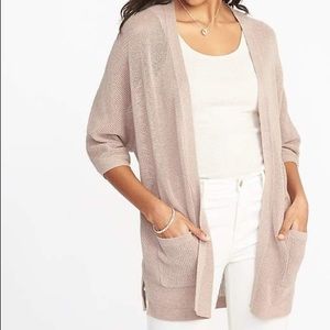 OLD NAVY textured knit dolman cardigan